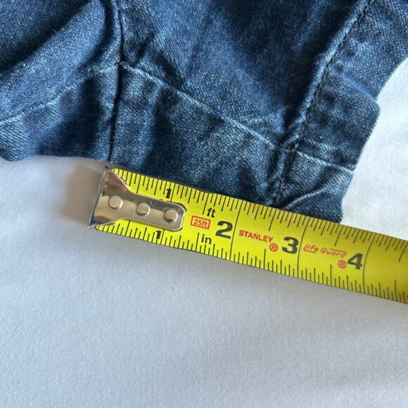 Ann Taylor Loft Womens Dark Blue 100% Cotton Denim Jean Shorts SZ 6 Original - Picture 3 of 9